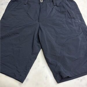 Under Armour Men's Black Flat Front Shorts